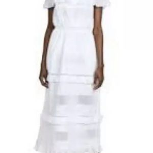 Kisuii Womens Sleeveless Ruffled Maxi Day Dress